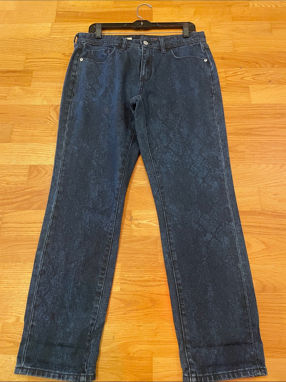 Pilcro Women's Dark Blue Boyfriend Jeans
